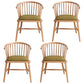 Contemporary Homestay Wood Arm Chair Matte Finish Windsor Back Dining Chair Fruit Green 4 Piece Set Clearhalo ' kitchen&dining_furn' 'Dining Chairs' 'Dining Tables & Seating' 'dining_chair' 'furn' 'furn_dining_chair' 'Furniture' 'furniture_dining_chair' 'Kitchen & Dining Furniture' 'kitchen' 4546903