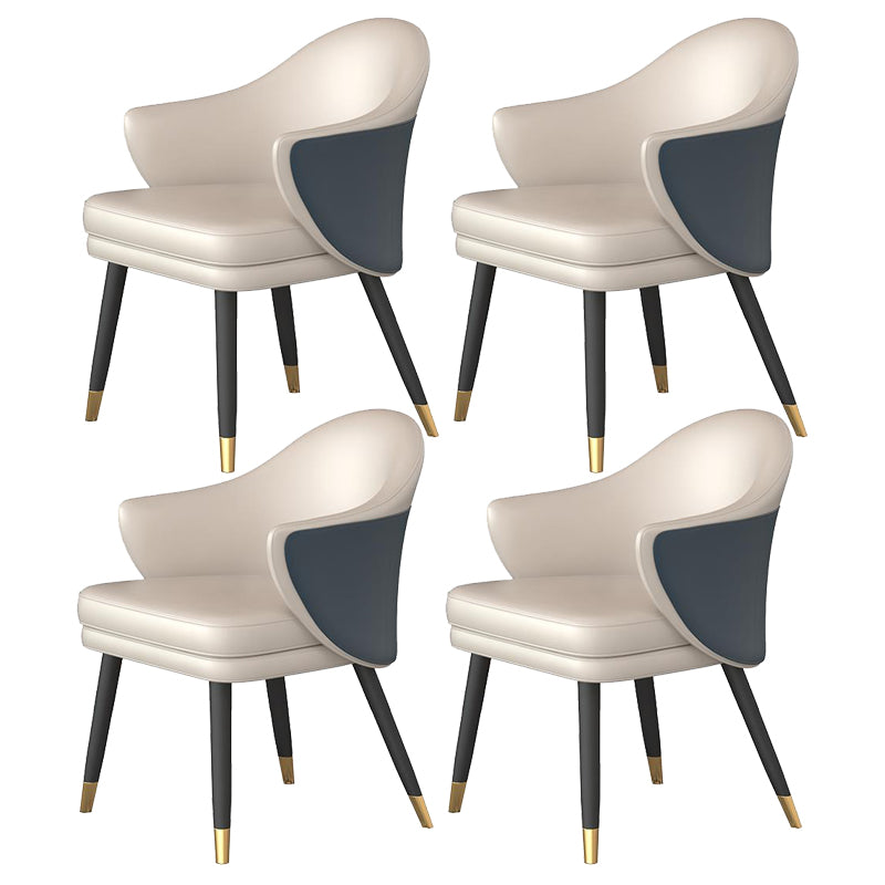 Contemporary Design 1/4/5 Pieces Dining Set Round Dining Room Table Set 4 Blue Chairs Clearhalo 'Dining Room Sets' 'Dining Tables & Seating' 'dining_room_set' 'furn' 'furn_dining_room_set' 'Furniture' 'furniture_dining_room_set' 'Kitchen & Dining Furniture' 'kitchen&dining_furn' 'kitchen' 4547311