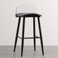 Industrial Style Bar-stool PP Seat Metal Legs Stool for Kitchen Bar Textured Black 1 Piece Clearhalo 'Bar Furniture' 'Bar Stools' 'bar_stools' 'furn' 'furn_bar_stools' 'furniture_bar_stools' 'Kitchen & Dining Furniture' 'kitchen&dining_furn' 'kitchen' 'kitchen_furn' Furniture' 4555281