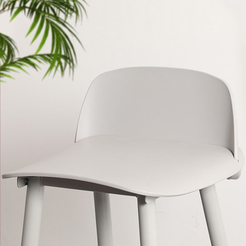 Industrial Style Bar-stool PP Seat Metal Legs Stool for Kitchen Bar Clearhalo 'Bar Furniture' 'Bar Stools' 'bar_stools' 'furn' 'furn_bar_stools' 'furniture_bar_stools' 'Kitchen & Dining Furniture' 'kitchen&dining_furn' 'kitchen' 'kitchen_furn' Furniture' 4555285