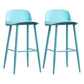 Industrial Style Bar-stool PP Seat Metal Legs Stool for Kitchen Bar Green 2 Piece Set Clearhalo 'Bar Furniture' 'Bar Stools' 'bar_stools' 'furn' 'furn_bar_stools' 'furniture_bar_stools' 'Kitchen & Dining Furniture' 'kitchen&dining_furn' 'kitchen' 'kitchen_furn' Furniture' 4555305