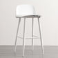 Industrial Style Bar-stool PP Seat Metal Legs Stool for Kitchen Bar White 1 Piece Clearhalo 'Bar Furniture' 'Bar Stools' 'bar_stools' 'furn' 'furn_bar_stools' 'furniture_bar_stools' 'Kitchen & Dining Furniture' 'kitchen&dining_furn' 'kitchen' 'kitchen_furn' Furniture' 4555307