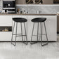Modern Armless Backrest Counter Stool Iron Kitchen Bar Stool with Plastic Seat Clearhalo 'Bar Furniture' 'Bar Stools' 'bar_stools' 'furn' 'furn_bar_stools' 'furniture_bar_stools' 'Kitchen & Dining Furniture' 'kitchen&dining_furn' 'kitchen' 'kitchen_furn' Furniture' 4555321