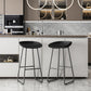 Modern Armless Backrest Counter Stool Iron Kitchen Bar Stool with Plastic Seat Clearhalo 'Bar Furniture' 'Bar Stools' 'bar_stools' 'furn' 'furn_bar_stools' 'furniture_bar_stools' 'Kitchen & Dining Furniture' 'kitchen&dining_furn' 'kitchen' 'kitchen_furn' Furniture' 4555325