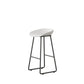 Modern Armless Backrest Counter Stool Iron Kitchen Bar Stool with Plastic Seat Clearhalo 'Bar Furniture' 'Bar Stools' 'bar_stools' 'furn' 'furn_bar_stools' 'furniture_bar_stools' 'Kitchen & Dining Furniture' 'kitchen&dining_furn' 'kitchen' 'kitchen_furn' Furniture' 4555329