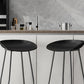 Modern Armless Backrest Counter Stool Iron Kitchen Bar Stool with Plastic Seat Clearhalo 'Bar Furniture' 'Bar Stools' 'bar_stools' 'furn' 'furn_bar_stools' 'furniture_bar_stools' 'Kitchen & Dining Furniture' 'kitchen&dining_furn' 'kitchen' 'kitchen_furn' Furniture' 4555331