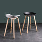 Modern Style Solid Wood Bar Stool with Footrest Low Back Stylish Bar Stool Clearhalo 'Bar Furniture' 'Bar Stools' 'bar_stools' 'furn' 'furn_bar_stools' 'furniture_bar_stools' 'Kitchen & Dining Furniture' 'kitchen&dining_furn' 'kitchen' 'kitchen_furn' Furniture' 4555506