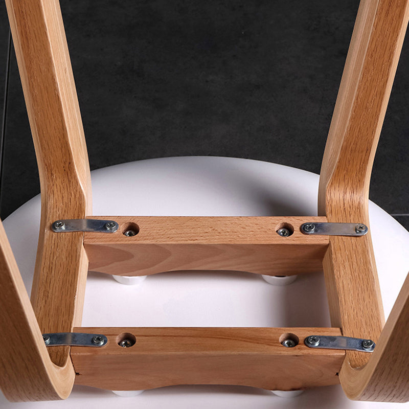 Modern Style Solid Wood Bar Stool with Footrest Low Back Stylish Bar Stool Clearhalo 'Bar Furniture' 'Bar Stools' 'bar_stools' 'furn' 'furn_bar_stools' 'furniture_bar_stools' 'Kitchen & Dining Furniture' 'kitchen&dining_furn' 'kitchen' 'kitchen_furn' Furniture' 4555517