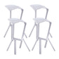 Scandinavia Style Bar-stool PP Legs Saddle Seat Stool for Kitchen Bar White 4 Piece Set Clearhalo 'Bar Furniture' 'Bar Stools' 'bar_stools' 'furn' 'furn_bar_stools' 'furniture_bar_stools' 'Kitchen & Dining Furniture' 'kitchen&dining_furn' 'kitchen' 'kitchen_furn' Furniture' 4555536