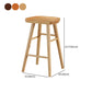 Modern Style Solid Wood Bar Stool with Footrest and Saddle Seat Indoor Bar Stool Clearhalo 'Bar Furniture' 'Bar Stools' 'bar_stools' 'furn' 'furn_bar_stools' 'furniture_bar_stools' 'Kitchen & Dining Furniture' 'kitchen&dining_furn' 'kitchen' 'kitchen_furn' Furniture' 4555579