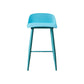Industrial Style Bar-stool PP Seat Stool with Iron Legs for Kitchen Bar Blue 1 Piece Clearhalo 'Bar Furniture' 'Bar Stools' 'bar_stools' 'furn' 'furn_bar_stools' 'furniture_bar_stools' 'Kitchen & Dining Furniture' 'kitchen&dining_furn' 'kitchen' 'kitchen_furn' Furniture' 4555588