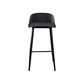 Industrial Style Bar-stool PP Seat Stool with Iron Legs for Kitchen Bar Black 1 Piece Clearhalo 'Bar Furniture' 'Bar Stools' 'bar_stools' 'furn' 'furn_bar_stools' 'furniture_bar_stools' 'Kitchen & Dining Furniture' 'kitchen&dining_furn' 'kitchen' 'kitchen_furn' Furniture' 4555620