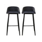 Industrial Style Bar-stool PP Seat Stool with Iron Legs for Kitchen Bar Black 2 Piece Set Clearhalo 'Bar Furniture' 'Bar Stools' 'bar_stools' 'furn' 'furn_bar_stools' 'furniture_bar_stools' 'Kitchen & Dining Furniture' 'kitchen&dining_furn' 'kitchen' 'kitchen_furn' Furniture' 4555621