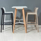 Modern Armless Backrest Counter Stool Plastic Bar Stool with Plastic Seat and Pedal Clearhalo 'Bar Furniture' 'Bar Stools' 'bar_stools' 'furn' 'furn_bar_stools' 'furniture_bar_stools' 'Kitchen & Dining Furniture' 'kitchen&dining_furn' 'kitchen' 'kitchen_furn' Furniture' 4555851