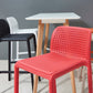 Modern Armless Backrest Counter Stool Plastic Bar Stool with Plastic Seat and Pedal Clearhalo 'Bar Furniture' 'Bar Stools' 'bar_stools' 'furn' 'furn_bar_stools' 'furniture_bar_stools' 'Kitchen & Dining Furniture' 'kitchen&dining_furn' 'kitchen' 'kitchen_furn' Furniture' 4555853