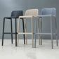 Modern Armless Backrest Counter Stool Plastic Bar Stool with Plastic Seat and Pedal Clearhalo 'Bar Furniture' 'Bar Stools' 'bar_stools' 'furn' 'furn_bar_stools' 'furniture_bar_stools' 'Kitchen & Dining Furniture' 'kitchen&dining_furn' 'kitchen' 'kitchen_furn' Furniture' 4555864