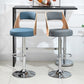 Industrial Style Bar-stool Metal Leg Round Seat Adjustable Stool for Counter Bar Clearhalo 'Bar Furniture' 'Bar Stools' 'bar_stools' 'furn' 'furn_bar_stools' 'furniture_bar_stools' 'Kitchen & Dining Furniture' 'kitchen&dining_furn' 'kitchen' 'kitchen_furn' Furniture' 4555887