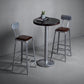 Modern Armless Counter Stool Iron Restaurant Bar Stool with Leather Cushion and Pedal Clearhalo 'Bar Furniture' 'Bar Stools' 'bar_stools' 'furn' 'furn_bar_stools' 'furniture_bar_stools' 'Kitchen & Dining Furniture' 'kitchen&dining_furn' 'kitchen' 'kitchen_furn' Furniture' 4555920