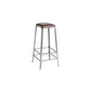 Modern Armless Counter Stool Iron Restaurant Bar Stool with Leather Cushion and Pedal Backless 1 Piece Bar Stool(31"H) Clearhalo 'Bar Furniture' 'Bar Stools' 'bar_stools' 'furn' 'furn_bar_stools' 'furniture_bar_stools' 'Kitchen & Dining Furniture' 'kitchen&dining_furn' 'kitchen' 'kitchen_furn' Furniture' 4555932