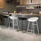 Contemporary Counter Bar Stool Plastic Bar Stool with Iron Base and Footrest Clearhalo 'Bar Furniture' 'Bar Stools' 'bar_stools' 'furn' 'furn_bar_stools' 'furniture_bar_stools' 'Kitchen & Dining Furniture' 'kitchen&dining_furn' 'kitchen' 'kitchen_furn' Furniture' 4555954