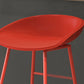 Contemporary Counter Bar Stool Plastic Bar Stool with Iron Base and Footrest Clearhalo 'Bar Furniture' 'Bar Stools' 'bar_stools' 'furn' 'furn_bar_stools' 'furniture_bar_stools' 'Kitchen & Dining Furniture' 'kitchen&dining_furn' 'kitchen' 'kitchen_furn' Furniture' 4555968
