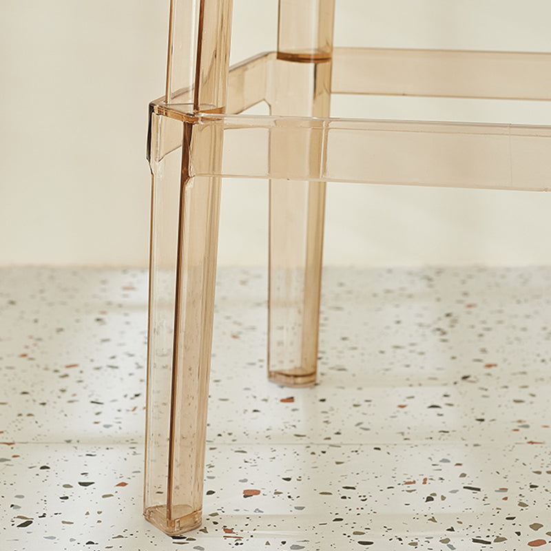Modern Armless Backless Counter Stool Plastic Milk Tea Shop Bar Stool with Plastic Seat Clearhalo 'Bar Furniture' 'Bar Stools' 'bar_stools' 'furn' 'furn_bar_stools' 'furniture_bar_stools' 'Kitchen & Dining Furniture' 'kitchen&dining_furn' 'kitchen' 'kitchen_furn' Furniture' 4555993