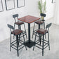 Modern Style Metal Bar Stool with Footrest and Low Back Bistro Simple Bar Stool Clearhalo 'Bar Furniture' 'Bar Stools' 'bar_stools' 'furn' 'furn_bar_stools' 'furniture_bar_stools' 'Kitchen & Dining Furniture' 'kitchen&dining_furn' 'kitchen' 'kitchen_furn' Furniture' 4556074