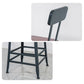 Modern Style Metal Bar Stool with Footrest and Low Back Bistro Simple Bar Stool Clearhalo 'Bar Furniture' 'Bar Stools' 'bar_stools' 'furn' 'furn_bar_stools' 'furniture_bar_stools' 'Kitchen & Dining Furniture' 'kitchen&dining_furn' 'kitchen' 'kitchen_furn' Furniture' 4556086