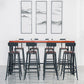 Modern Style Metal Bar Stool with Footrest and Low Back Bistro Simple Bar Stool Clearhalo 'Bar Furniture' 'Bar Stools' 'bar_stools' 'furn' 'furn_bar_stools' 'furniture_bar_stools' 'Kitchen & Dining Furniture' 'kitchen&dining_furn' 'kitchen' 'kitchen_furn' Furniture' 4556087