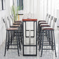 Modern Style Metal Bar Stool with Footrest and Low Back Bistro Simple Bar Stool Clearhalo 'Bar Furniture' 'Bar Stools' 'bar_stools' 'furn' 'furn_bar_stools' 'furniture_bar_stools' 'Kitchen & Dining Furniture' 'kitchen&dining_furn' 'kitchen' 'kitchen_furn' Furniture' 4556088