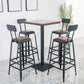 Modern Style Metal Bar Stool with Footrest and Low Back Bistro Simple Bar Stool Clearhalo 'Bar Furniture' 'Bar Stools' 'bar_stools' 'furn' 'furn_bar_stools' 'furniture_bar_stools' 'Kitchen & Dining Furniture' 'kitchen&dining_furn' 'kitchen' 'kitchen_furn' Furniture' 4556089