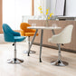 Modern Adjustable Rotatable Counter Stool Steel Cashier Bar Stool with Leather Cushion Clearhalo 'Bar Furniture' 'Bar Stools' 'bar_stools' 'furn' 'furn_bar_stools' 'furniture_bar_stools' 'Kitchen & Dining Furniture' 'kitchen&dining_furn' 'kitchen' 'kitchen_furn' Furniture' 4556095