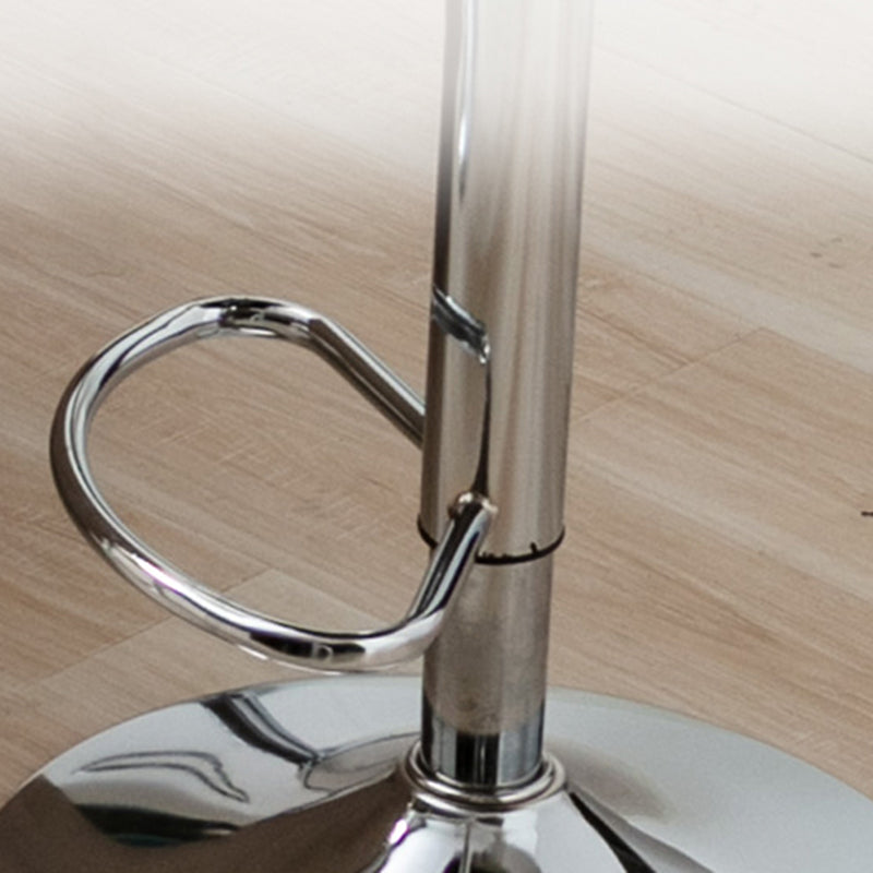 Modern Adjustable Rotatable Counter Stool Steel Cashier Bar Stool with Leather Cushion Clearhalo 'Bar Furniture' 'Bar Stools' 'bar_stools' 'furn' 'furn_bar_stools' 'furniture_bar_stools' 'Kitchen & Dining Furniture' 'kitchen&dining_furn' 'kitchen' 'kitchen_furn' Furniture' 4556108