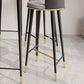 Industrial Marble Pub Table with Rectangle Table Top Legs Table - 41.3" H Clearhalo 'Bar Furniture' 'Bar Tables' 'bar_tables' 'furn' 'furn_bar_tables' 'Furniture' 'furniture_bar_tables' 'Kitchen & Dining Furniture' 4556257