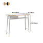 Industrial Marble Pub Table with Rectangle Table Top Legs Table - 41.3" H Clearhalo 'Bar Furniture' 'Bar Tables' 'bar_tables' 'furn' 'furn_bar_tables' 'Furniture' 'furniture_bar_tables' 'Kitchen & Dining Furniture' 4556262