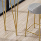 Modern Marble Bar Table with Rectangle Table Top Legs Table - 41.3" H Clearhalo 'Bar Furniture' 'Bar Tables' 'bar_tables' 'furn' 'furn_bar_tables' 'Furniture' 'furniture_bar_tables' 'Kitchen & Dining Furniture' 4556273