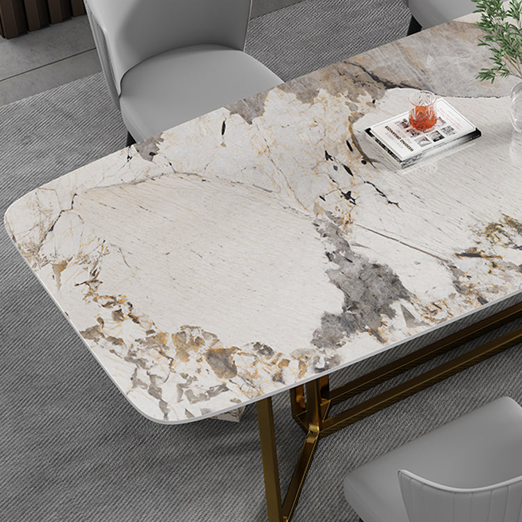 Scandinavian Style 1/2/5/7 Rectangle Dining Room Table Set for Home Clearhalo 'Dining Room Sets' 'Dining Tables & Seating' 'dining_room_set' 'furn' 'furn_dining_room_set' 'Furniture' 'furniture_dining_room_set' 'Kitchen & Dining Furniture' 'kitchen&dining_furn' 'kitchen' 4556329