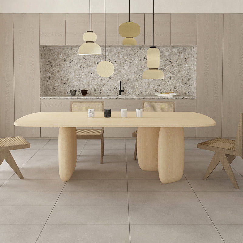 Minimalist 1/2/4/5 Pieces Dining Room Table Set Solid Wood Dinette Table with Wood Chair Clearhalo 'Dining Room Sets' 'Dining Tables & Seating' 'dining_room_set' 'furn' 'furn_dining_room_set' 'Furniture' 'furniture_dining_room_set' 'Kitchen & Dining Furniture' 'kitchen&dining_furn' 'kitchen' 4556368