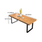 Industrial 1/2/3/5/7 Pieces Dining Table with Chairs Solid Wood Dinette Set Clearhalo 'Dining Room Sets' 'Dining Tables & Seating' 'dining_room_set' 'furn' 'furn_dining_room_set' 'Furniture' 'furniture_dining_room_set' 'Kitchen & Dining Furniture' 'kitchen&dining_furn' 'kitchen' 4556411
