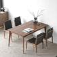 Contemporary Style 1/3/4/5 Pieces Furniture Rectangle Solid Wood Dining Table Set for Home 5 Pieces: Table, 4 Grey Chairs Clearhalo 'Dining Room Sets' 'Dining Tables & Seating' 'dining_room_set' 'furn' 'furn_dining_room_set' 'Furniture' 'furniture_dining_room_set' 'Kitchen & Dining Furniture' 'kitchen&dining_furn' 'kitchen' 4556419
