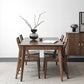 Contemporary Style 1/3/4/5 Pieces Furniture Rectangle Solid Wood Dining Table Set for Home Clearhalo 'Dining Room Sets' 'Dining Tables & Seating' 'dining_room_set' 'furn' 'furn_dining_room_set' 'Furniture' 'furniture_dining_room_set' 'Kitchen & Dining Furniture' 'kitchen&dining_furn' 'kitchen' 4556420
