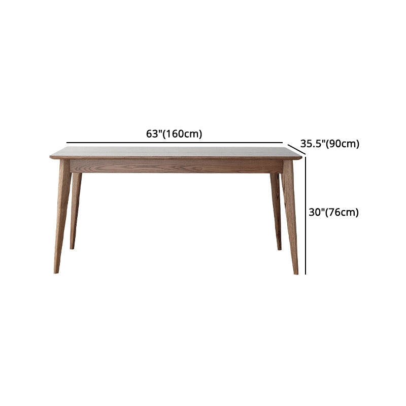 Contemporary Style 1/3/4/5 Pieces Furniture Rectangle Solid Wood Dining Table Set for Home Clearhalo 'Dining Room Sets' 'Dining Tables & Seating' 'dining_room_set' 'furn' 'furn_dining_room_set' 'Furniture' 'furniture_dining_room_set' 'Kitchen & Dining Furniture' 'kitchen&dining_furn' 'kitchen' 4556429