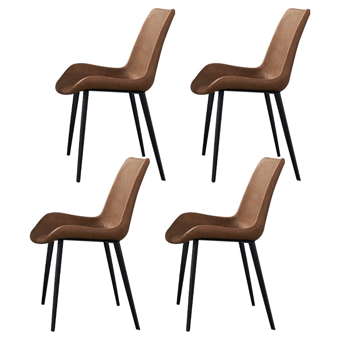 Modern 1/4/5/6/7 Pieces Furniture White Rectangle Sintered Stone Dining Room Set 4 Orange Chairs Clearhalo 'Dining Room Sets' 'Dining Tables & Seating' 'dining_room_set' 'furn' 'furn_dining_room_set' 'Furniture' 'furniture_dining_room_set' 'Kitchen & Dining Furniture' 'kitchen&dining_furn' 'kitchen' 4556454