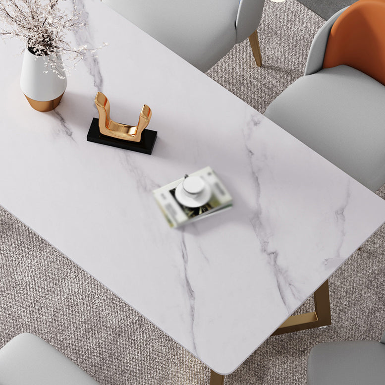 Nordic Style 1/2/5/7 Pieces Dinette Set White Sintered Stone Top Dining Table Set Clearhalo 'Dining Room Sets' 'Dining Tables & Seating' 'dining_room_set' 'furn' 'furn_dining_room_set' 'Furniture' 'furniture_dining_room_set' 'Kitchen & Dining Furniture' 'kitchen&dining_furn' 'kitchen' 4556478