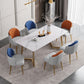 Nordic Style 1/2/5/7 Pieces Dinette Set White Sintered Stone Top Dining Table Set Clearhalo 'Dining Room Sets' 'Dining Tables & Seating' 'dining_room_set' 'furn' 'furn_dining_room_set' 'Furniture' 'furniture_dining_room_set' 'Kitchen & Dining Furniture' 'kitchen&dining_furn' 'kitchen' 4556482