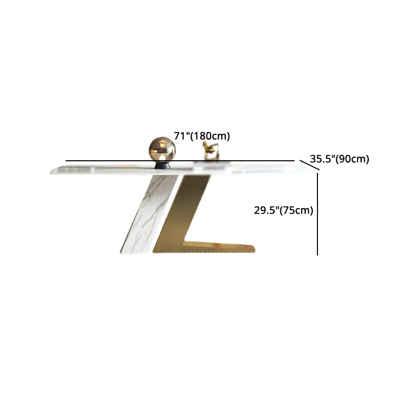 Scandinavian Design 1/4/5/7 Pieces Furniture White Sintered Stone Dining Table Set Clearhalo 'Dining Room Sets' 'Dining Tables & Seating' 'dining_room_set' 'furn' 'furn_dining_room_set' 'Furniture' 'furniture_dining_room_set' 'Kitchen & Dining Furniture' 'kitchen&dining_furn' 'kitchen' 4556544