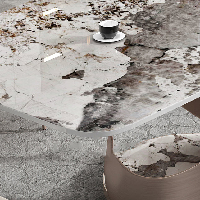 Contemporary 1/4/5/7 Pieces Dining Set Sintered Stone Dining Table for Kitchen Clearhalo 'Dining Room Sets' 'Dining Tables & Seating' 'dining_room_set' 'furn' 'furn_dining_room_set' 'Furniture' 'furniture_dining_room_set' 'Kitchen & Dining Furniture' 'kitchen&dining_furn' 'kitchen' 4556555