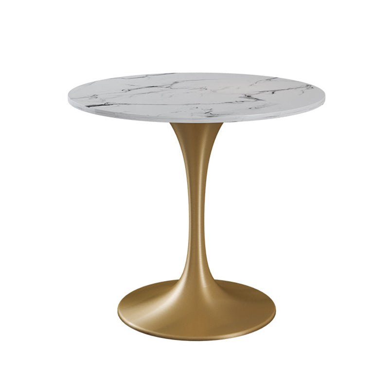 Glam Style 1/2/3/4/5 Pieces Dining Set Stone Top Dining Furniture Set for Living Room White 31"L x 31"W Clearhalo 'Dining Room Sets' 'Dining Tables & Seating' 'dining_room_set' 'furn' 'furn_dining_room_set' 'Furniture' 'furniture_dining_room_set' 'Kitchen & Dining Furniture' 'kitchen&dining_furn' 'kitchen' 4556570