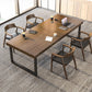 Modern 1/2/5/7/10 Pieces Dining Set Solid Wood Dining Table Set for Dining Areas 5 Pieces: Table, 4 Chairs Clearhalo 'Dining Room Sets' 'Dining Tables & Seating' 'dining_room_set' 'furn' 'furn_dining_room_set' 'Furniture' 'furniture_dining_room_set' 'Kitchen & Dining Furniture' 'kitchen&dining_furn' 'kitchen' 4556606