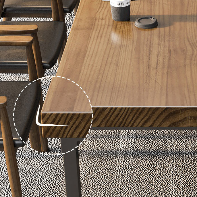 Modern 1/2/5/7/10 Pieces Dining Set Solid Wood Dining Table Set for Dining Areas Clearhalo 'Dining Room Sets' 'Dining Tables & Seating' 'dining_room_set' 'furn' 'furn_dining_room_set' 'Furniture' 'furniture_dining_room_set' 'Kitchen & Dining Furniture' 'kitchen&dining_furn' 'kitchen' 4556610